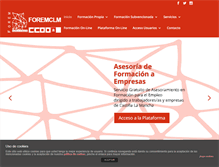 Tablet Screenshot of foremclm.es